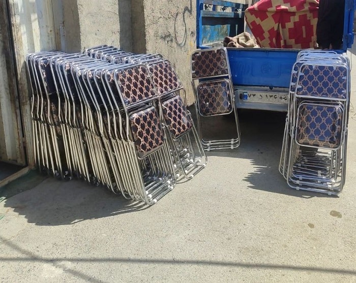 مقایسه و بررسی پارچه شانل ترکیه برای تولید صندلی تاشو تاجدار و فلزی
